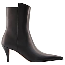 Alexander Mcqueen-Australian Ankle Boots - Alexander McQueen - Leather - Black-Black