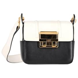 Lanvin-Lanvin JiJi Mini Crossbody Bag in Black Leather-Black