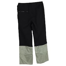 Autre Marque-Yohji Yamamoto Pour Homme Zipped Trousers in Black Cotton-Black