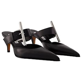 Alexander Mcqueen-Francisco Pumps - Alexander McQueen - Leather - Black-Black