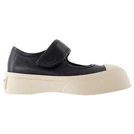 Baskets Mary Jane - Marni - Cuir - Noir Noir