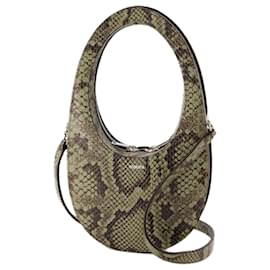 Borsa mini a tracolla stampata in Python - Coperni - Pelle - Verde Verde