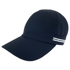 Hermès Gorra deportiva Riley de algodón bicolor Hermes Azul