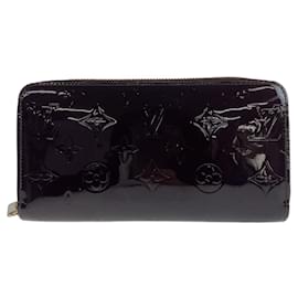 Louis Vuitton-Louis Vuitton Vernis Zippy Wallet Amarante M93522-Red