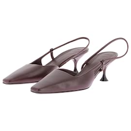 Autre Marque-Non Signé / Unsigned mules & clogs T.EU 40 Leather-Dark red