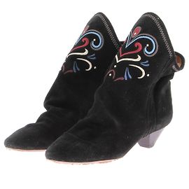 Bottines Isabel Marant T.EU 38 Suède Noir