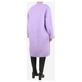 Autre Marque-Purple fleece coat - size XS-Purple