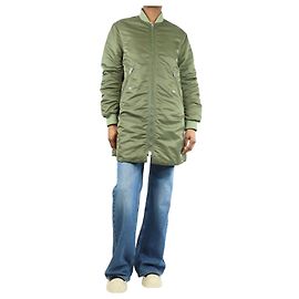 Acne Khaki grüne Coos paw17 Bomberjacke - Größe UK 4 Grün