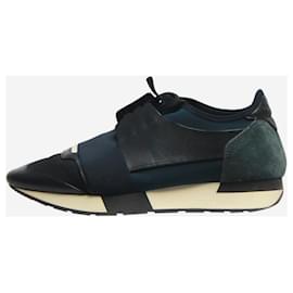 Balenciaga-Navy blue Road runner trainers - size EU 39-Blue