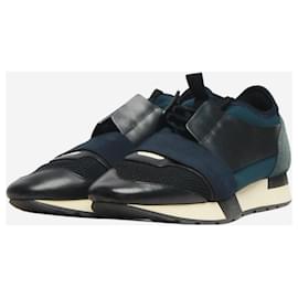 Balenciaga-Navy blue Road runner trainers - size EU 39-Blue