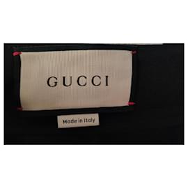 Gucci-GUCCI WOOL PANTS.-Black
