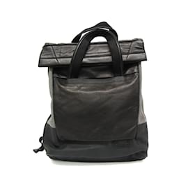 Bally-Bally ULK-MD Men's Leather Backpack-Black