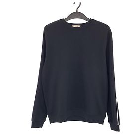 Hermès Hermes Cotton Sweatshirt Black White L Black