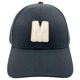 Cappellino da baseball in cotone Moncler unisex nero Nero