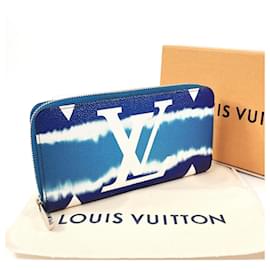 Louis Vuitton-Louis Vuitton Monogram Giant Zippy Wallet M68841-Blue