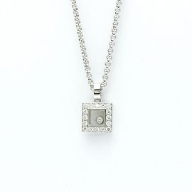 Collar Péndulo Chopard Happy Diamond 79/2896 Plata