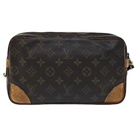 Louis Vuitton-LOUIS VUITTON Monogram Marly Dragonne GM Clutch Bag M51825 LV Auth 94552-Monogram