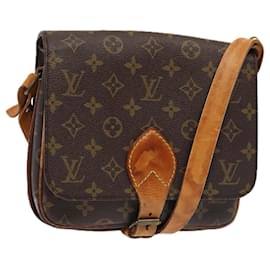 Louis Vuitton-LOUIS VUITTON Monogram Cartouchiere MM Shoulder Bag M51253 LV Auth 93729-Monogram