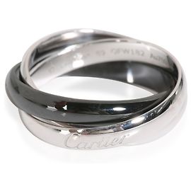 Anello Trinity Cartier (Oro Bianco e Ceramica) Altro
