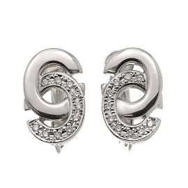 Céline Orecchini Celine Diamond Clip in platino Altro