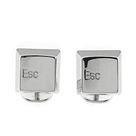 Gemelli Cartier ESC Key in oro bianco 18K Altro