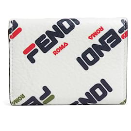 Fendi-Fendi Tri-fold Wallet-White