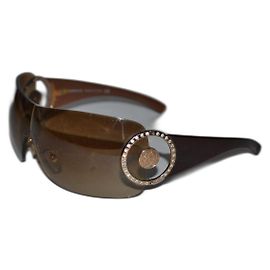 Versace óculos de sol Marrom