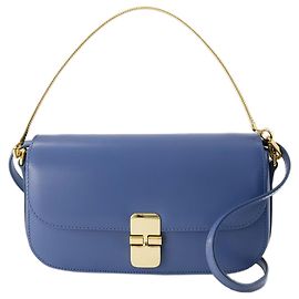 Apc Grace Chaine Clutch - A.P.C. - Leather - Blue Blue