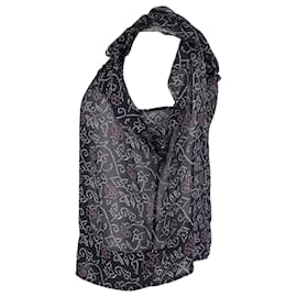 Ulla Johnson- Ulla Johnson Dunia Printed Ruffled Sleeveless in Multicolor Silk-Multiple colors