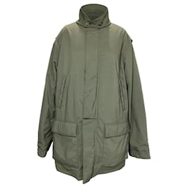 Loro Piana-Loro Piana Winter Voyager Over Jacket in Olive Polyamide-Green,Olive green