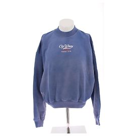 Off White Off-White Strickwaren T.International S Baumwolle Blau