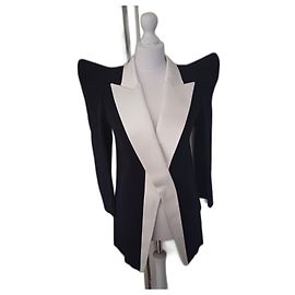 Balmain Robe mi-Longue Noir