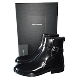 Saint Laurent-ANKLE BOOTS. SAINT LAURENT 39 NEW-Black