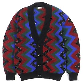 Yves Saint Laurent Cardigan en mélange de laine Saint Laurent XL Multicolore