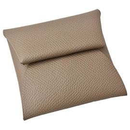 Hermès-Hermes Bastia Coin Case Epsom Etoupe-Grey
