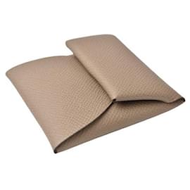 Hermès-Hermes Bastia Coin Case Epsom Etoupe-Grey