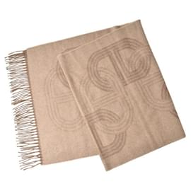 Hermès-Hermes Fringe Scarf Brown-Brown