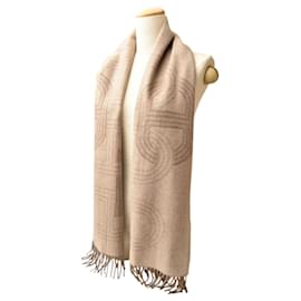 Hermès-Hermes Fringe Scarf Brown-Brown