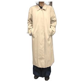 Trench Burberry Bege de Algodão Bege