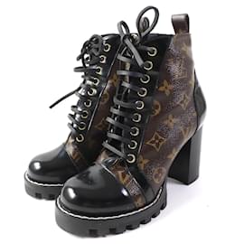 Louis Vuitton-Louis Vuitton Star Trail Leather Ankle Boots-Other