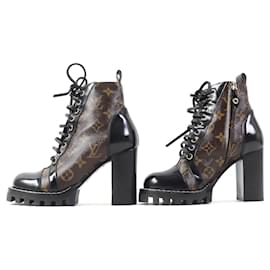 Louis Vuitton-Louis Vuitton Star Trail Leather Ankle Boots-Other
