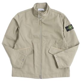 Blouson con zip e orecchie da cane M Beige Stone Island Beige