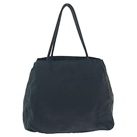 Prada-Prada Nylon Tessuto Triangle Logo Tote Bag-Black