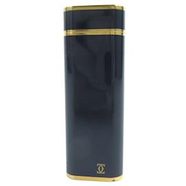 Cartier-Cartier Lacquer Oval Logo Gaslighter Navy Gold-Golden
