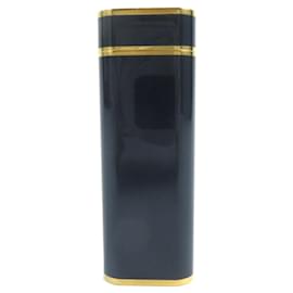 Cartier-Cartier Lacquer Oval Logo Gaslighter Navy Gold-Golden