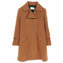 Coach F34123 Wool Nylon Outerwear Brown