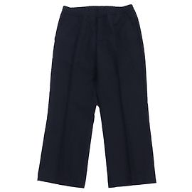 Moncler PANTALONE Polyester Wool Pants Navy Navy blue