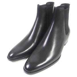 Yves Saint Laurent Saint Laurent Wyatt Chelsea Leather Boots Black 43 Black