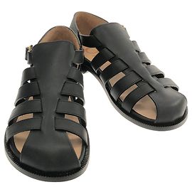 Loewe Sandal Leather Sandal Black