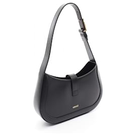 Versace-Versace Greca Goddess Small Hobo Bag Black-Black